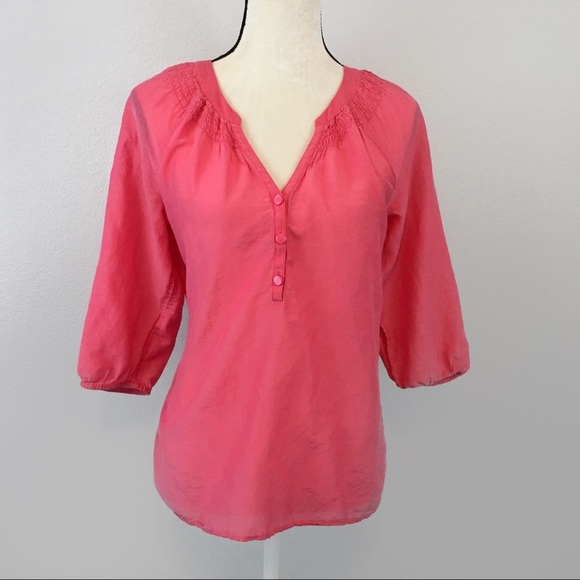 Ann Taylor Factory Light Weight Silk Blend Shirt - Picture 1 of 5